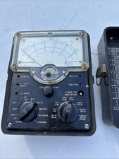 Navy Vietnam Military Issue Barnett Multimeter ME-48E/U B3941 CW-328 / PSM-4A