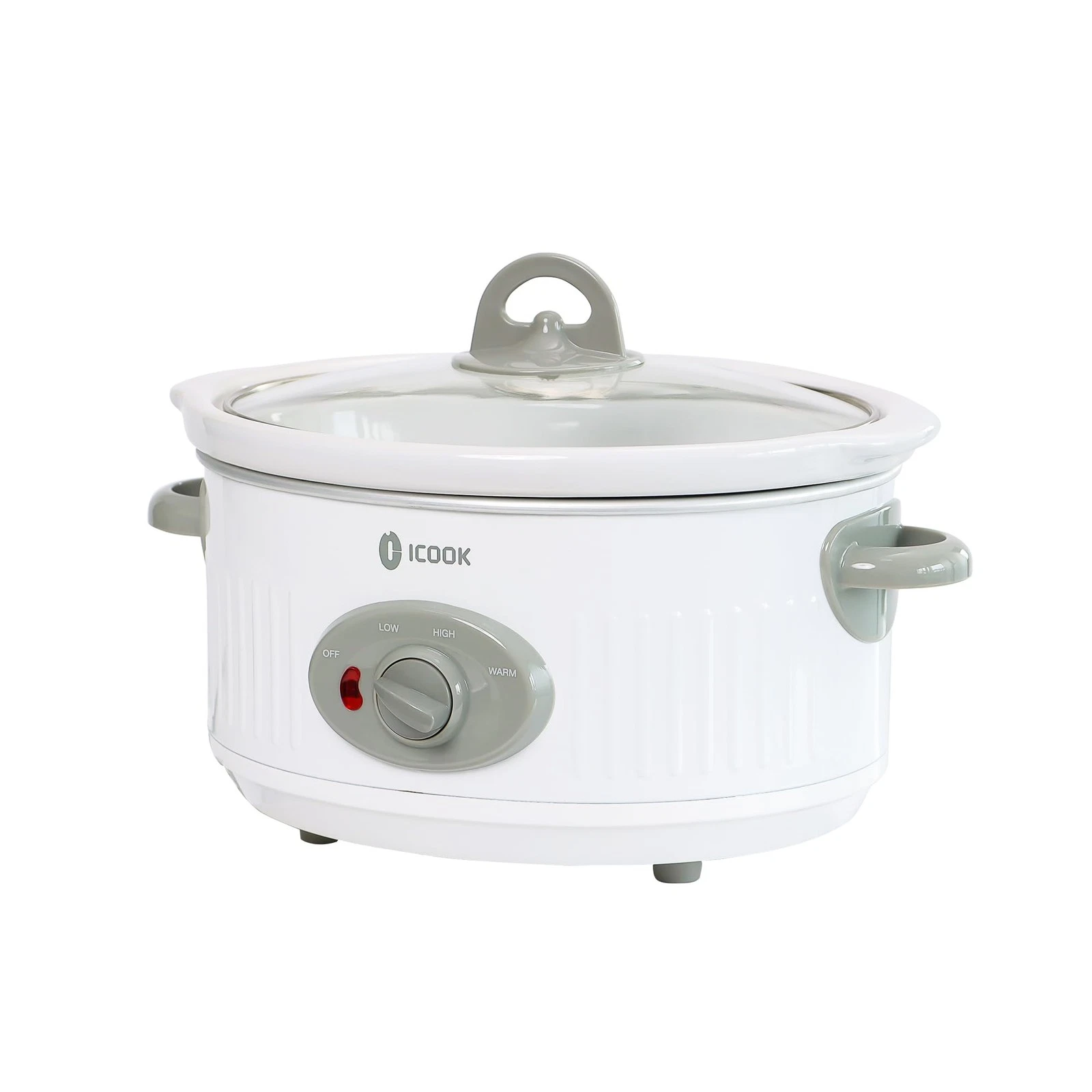 3.5 Quart Slow Cooker with 3 Heat Settings, NonStick and Dishwasher Safe, Rem...