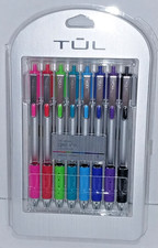NEW 8-Pack TUL Retractable Gel Ink Pens, 0.7 mm med ,GL Series Assorted Brights