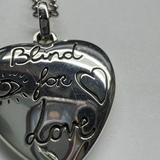 Gucci Blind for Love Necklace Silver Luxury Jewelry