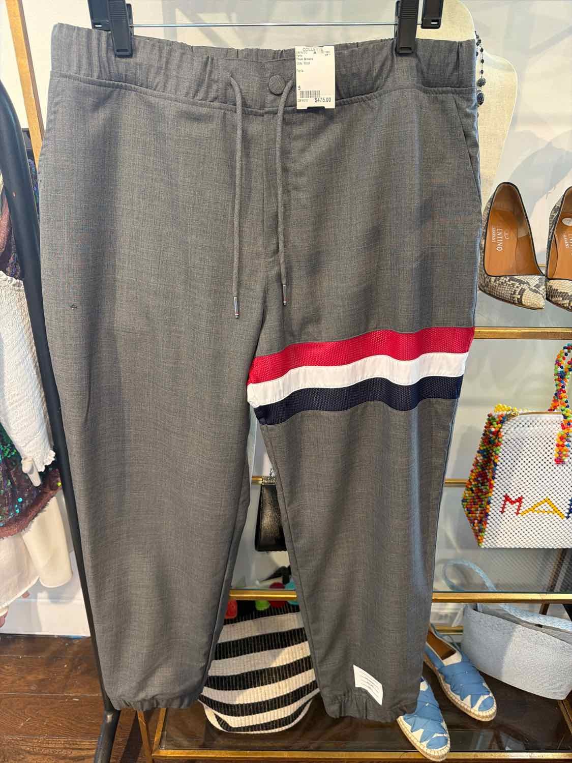 Thom Browne Mens Size 5 Gray Pants