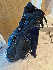 Callaway Big Bertha Golf Stand Bag Black Grey with legs and 8-Way Dividers