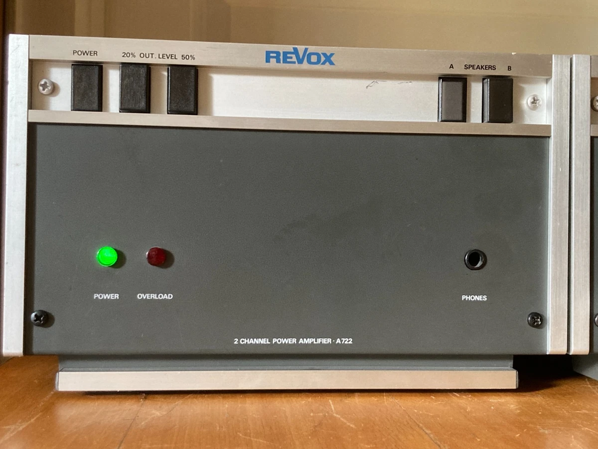 Amplificador Revox A720 + Preamplificador REVOX A722 Nixies Tubes