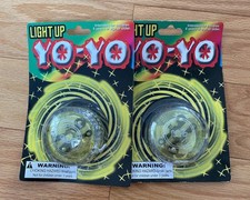 NEW 2-Pack Light Up Yo-Yo LED Flashing YoYo Kids Toy