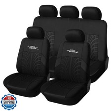 AUTOYOUTH Universal Seat Covers Full Set - Breathable Bucket Seat Covers with