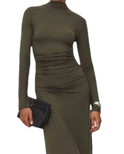 Reformation Nemy Knit Dress - Pine Tree