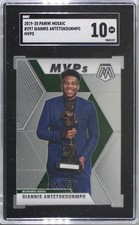 2019-20 Panini Mosaic MVPs Giannis Antetokounmpo #297 SGC 10 GEM 04ie