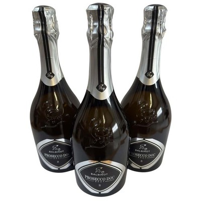 Balbinot,  Exclusive  Prosecco Spumante Brut DOC 2024, 3 × 0,75L, Schaumwein