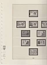 Lindner Vatican City Hingeless Album Pages 1981- 1990