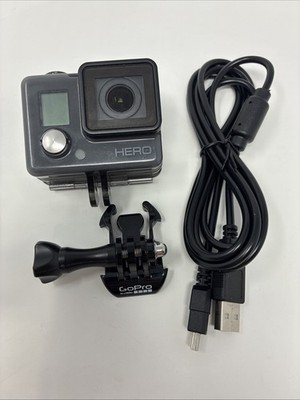 GoPro Hero Action Camera Model HWBL1 CHDHA-301 + Cable+ Card and mount