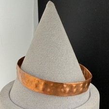 Vintage Copper Cuff Bracelet Hammered Artisan 8
