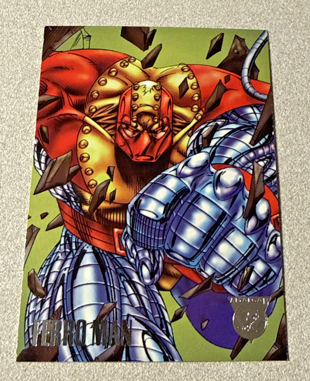 1996 Fleer Skybox DC Marvel Amalgam Comics #37 Ferro Man