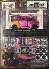 2024 M2 Machines Model Kit 1954 Chevrolet 3100 Truck R68 24-13 Purple W Flames