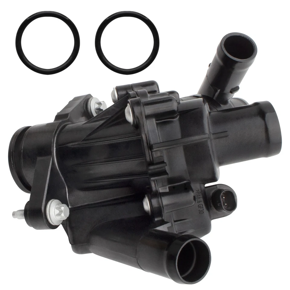 Conjunto de carcasa termostato refrigerante motor Mercedes-Benz CLA250 13-19 Foto 4 de 4