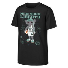 Youth Outerstuff  Black New York Liberty Iconic Ellie T-Shirt