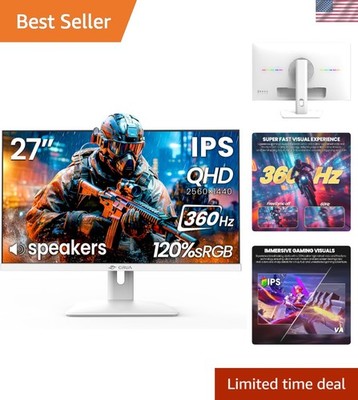 Ultra-Fast 27-Inch Gaming Monitor - 360Hz Refresh, Blue Light Filter, FreeSync