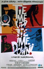 PEDRO ALMODOVAR SIGNED TIE ME UP TIE ME DOWN DIRECTOR 11X17 PHOTO BECKETT COA