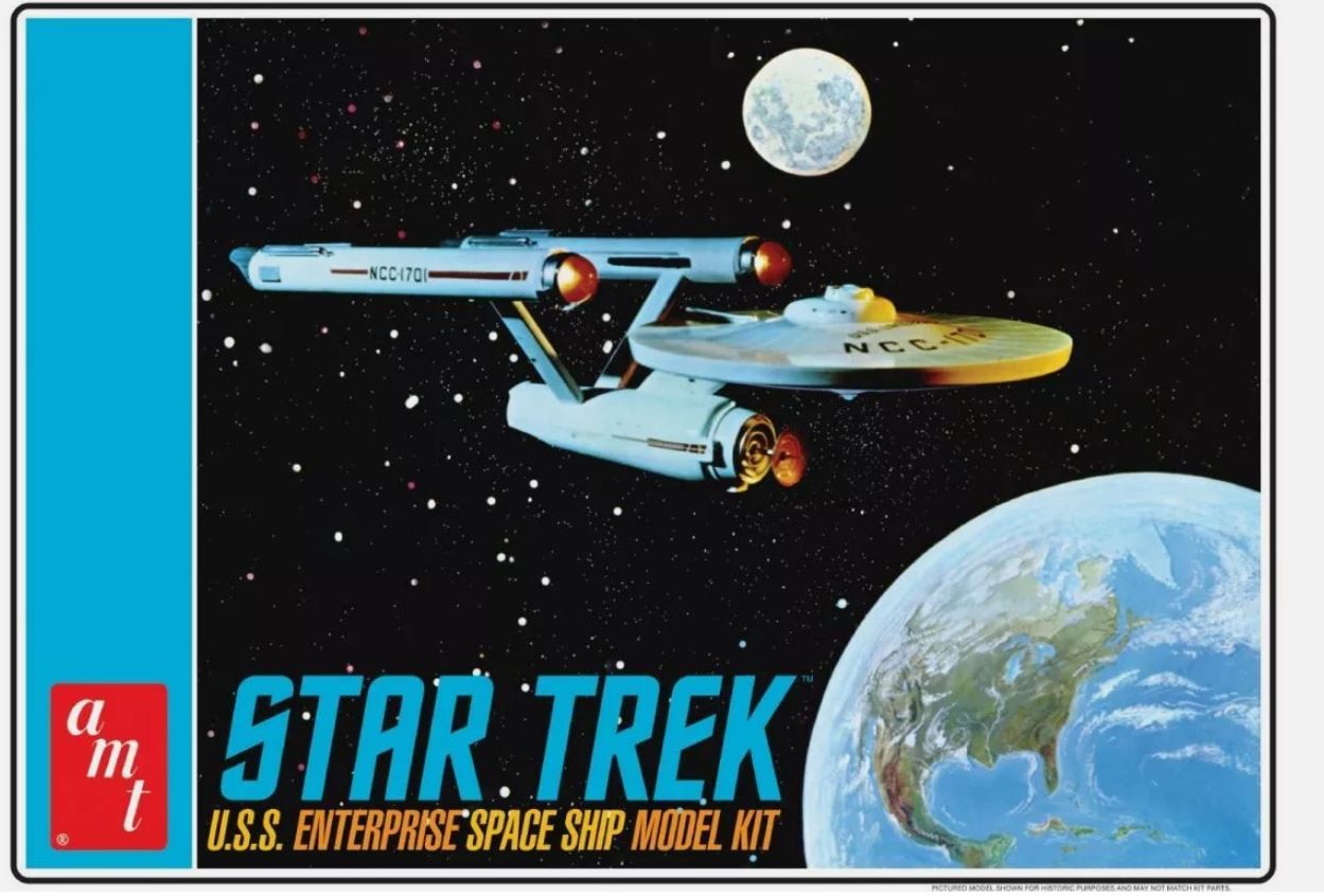 AMT, U.S.S. Enterprise Space Ship - STAR TREK da assemblare e verniciare, 1/6...