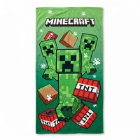 Minecraft Gamer Creeper Mikrofaser Badetuch Strandtuch Xl 70X140 Cm Fast Dry