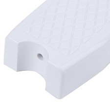 .Swimming Pool Plastic Anti-Slip Ladders Step Replacement Pedal Accessory White
