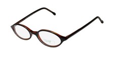 NEW UNITED COLORS OF BENETTON 349 EYEGLASS FRAME WOMENS OVAL BLACK HAVANA