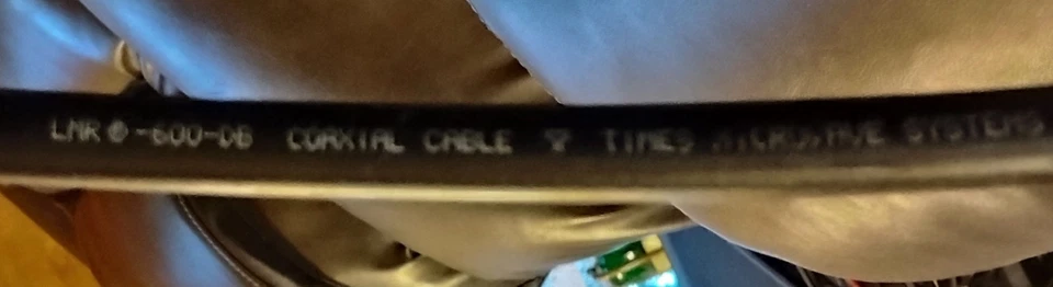 LMR-600 Times Microwave  (N Male)  on end  Length Coax 26.5 feet - Image 3 of 3