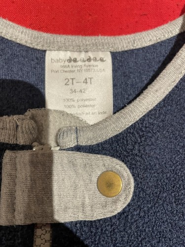 Baby Deedee Sleep Kicker Navy & Grey Wearable Blanket Sack 2T-4T - Picture 3 of 3