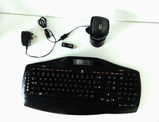 Logitech MX 5500 Revolution Cordless Desktop Mouse Keyboard USB Receiver charger