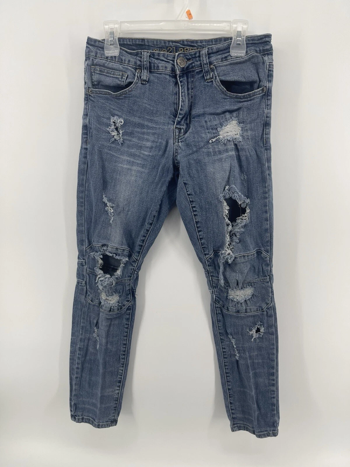 Jean homme Rue21 Premium Super Skinny Supreme Flex taille 30X30 bleu denim