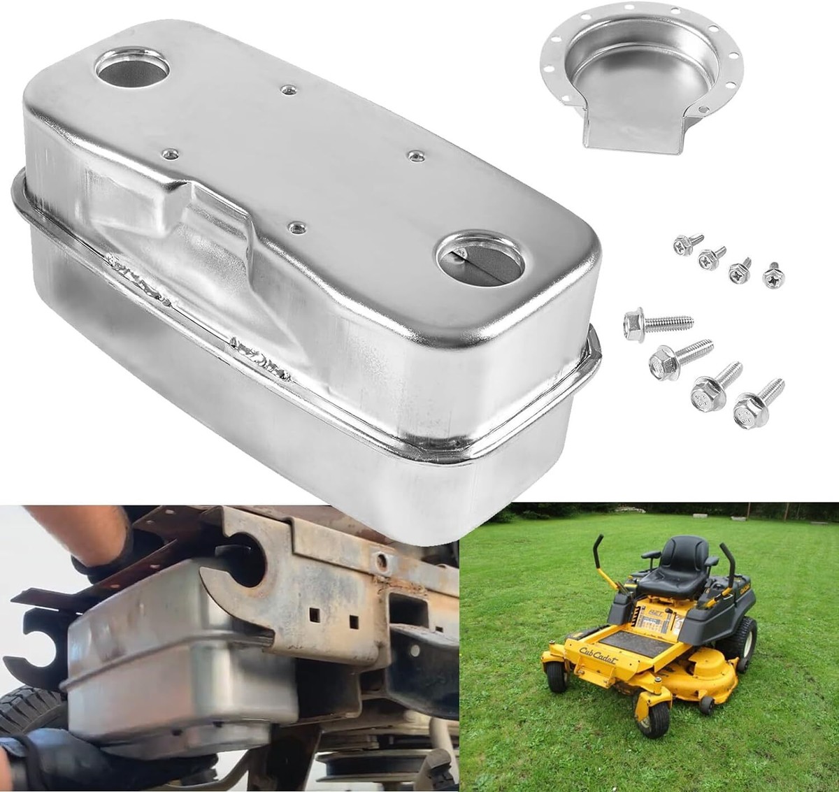 951-0616B 751-0616B Exhaust Muffler Twin Inlet For Cub Cadet RZT50