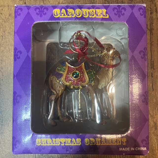 Costco Carousel Merry Go Round Horse Christmas Tree Ornament for sale