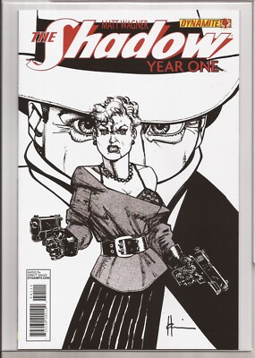 SHADOW, THE: YEAR ONE #4 -CHAKIN B&W ULTRA LIMITED VARIANT W/COA LIMITED TO 25