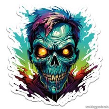 Scary Zombie Monster Vinyl Decal Sticker Indoor Outdoor 3 Sizes 12060
