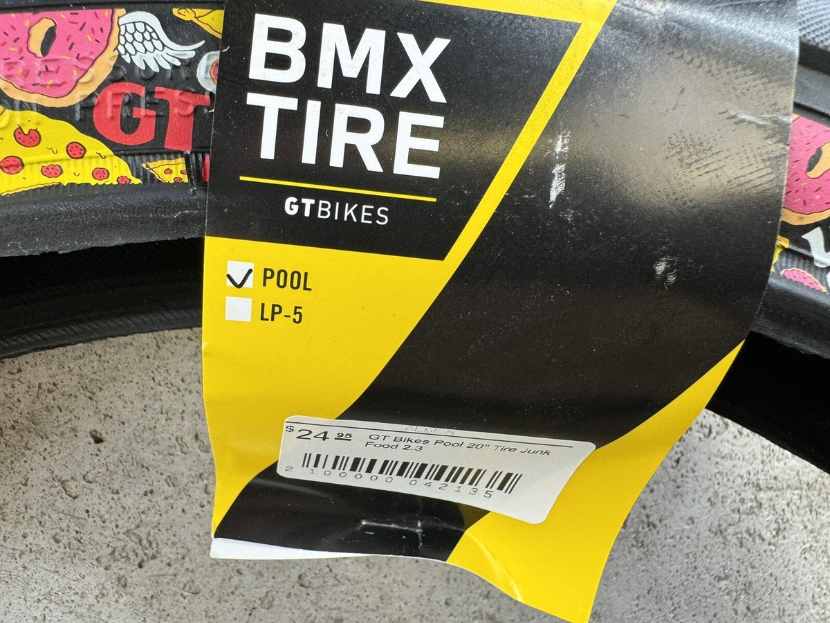 Gt Junkfood Pool 20” Bmx Tires New Set