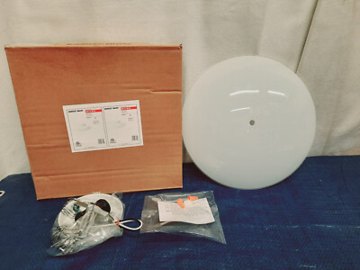 Satco Nuvo SF77-823 White Round 12'' x 4-3/4''