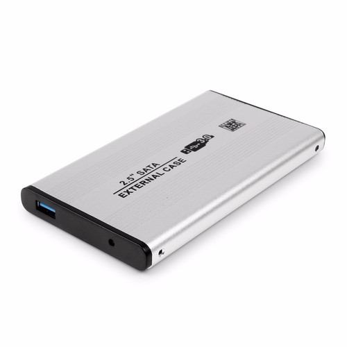 USB 3.0 2.5" inch SATA External Hard Drive HDD SSD Enclosure Case Skin Aluminium - Picture 17 of 20