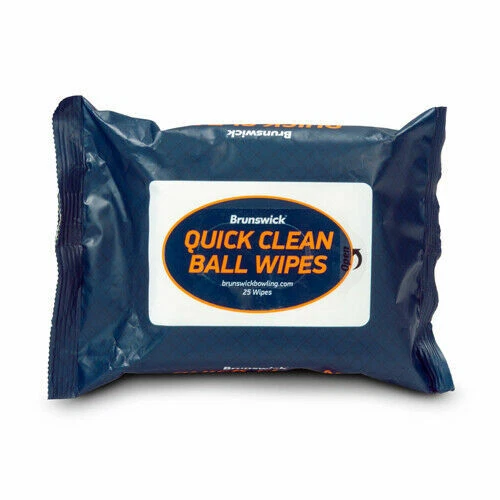 Brunswick Bowling Ball Cleaning Quick Clean Wipes Pack of 25