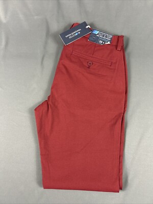 Vineyard Vines Golf Pants Performance On The Go 30 x 30 Crimson Red MSRP $128