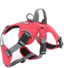 JUNELILY Pet Harness for Dogs Cats | Adjustable Soft Padded Vest w/ Handle (L)