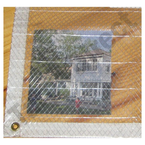 20' x 30' Clear Poly Tarp Room Divider Patio Porch Enclosure Fumigation