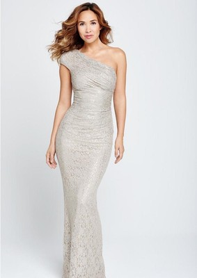 one shoulder occasion dress