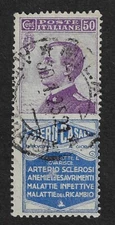 1924-25 Regno d'Italia Pubblicitari 50 c Siero Casali usato sass 15