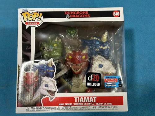 FUNKO POP! D20 included NYCC Dungeons & Dragon Tiamat 846 2021 Fall Convention
