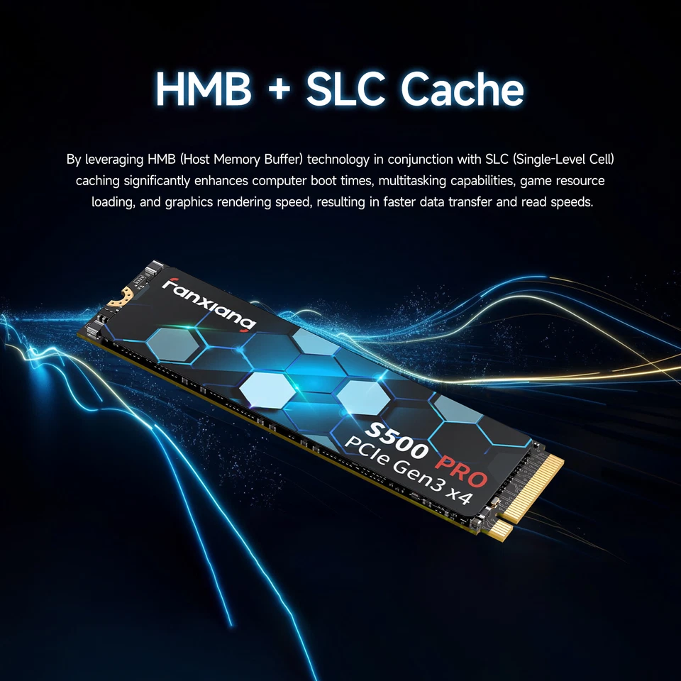 Fanxiang 1/2/5/10PCs M.2 NVMe Lot 512GB 1TB 2TB PCIe Gen 3x4 TLC Internal SSD - Image 4 of 4