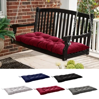 HOME-GARDEN-CHOICES Indoor Outdoor Garden Bench Cushion Pation Swing 2-3-4 Seater Furniture Seat Pad