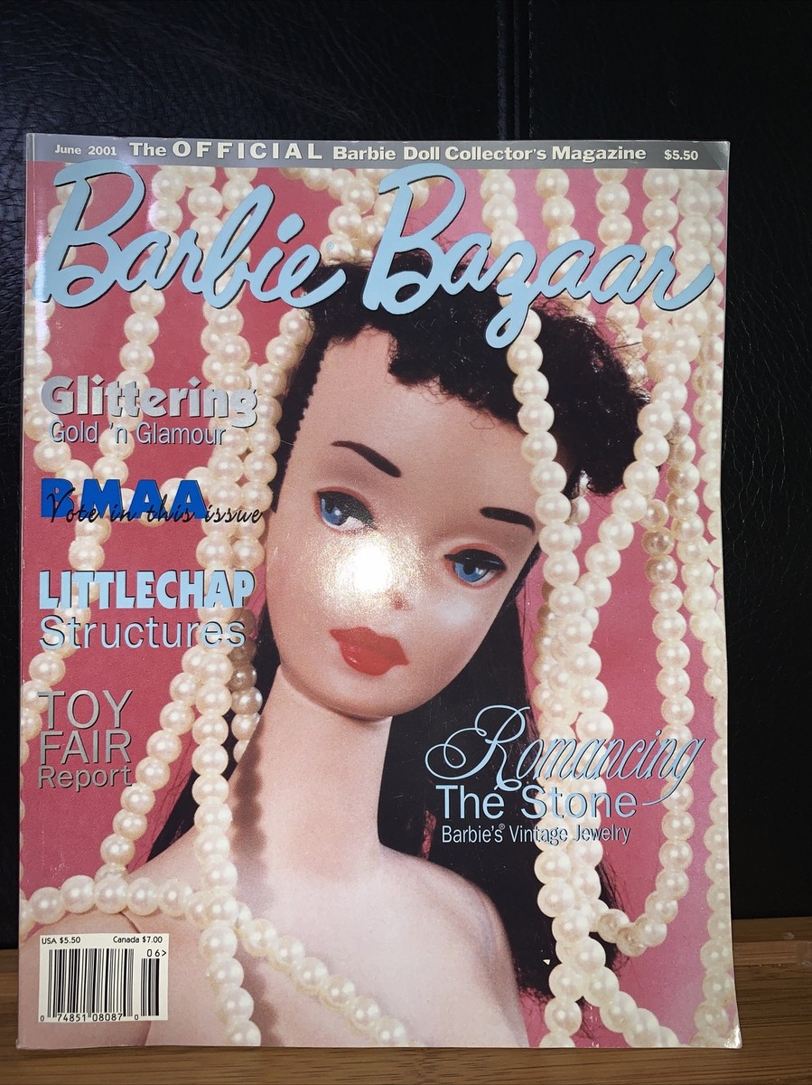 Vintage Barbie Doll BARBIE BAZAAR MAGAZINE LOT OF 2, Romancing The