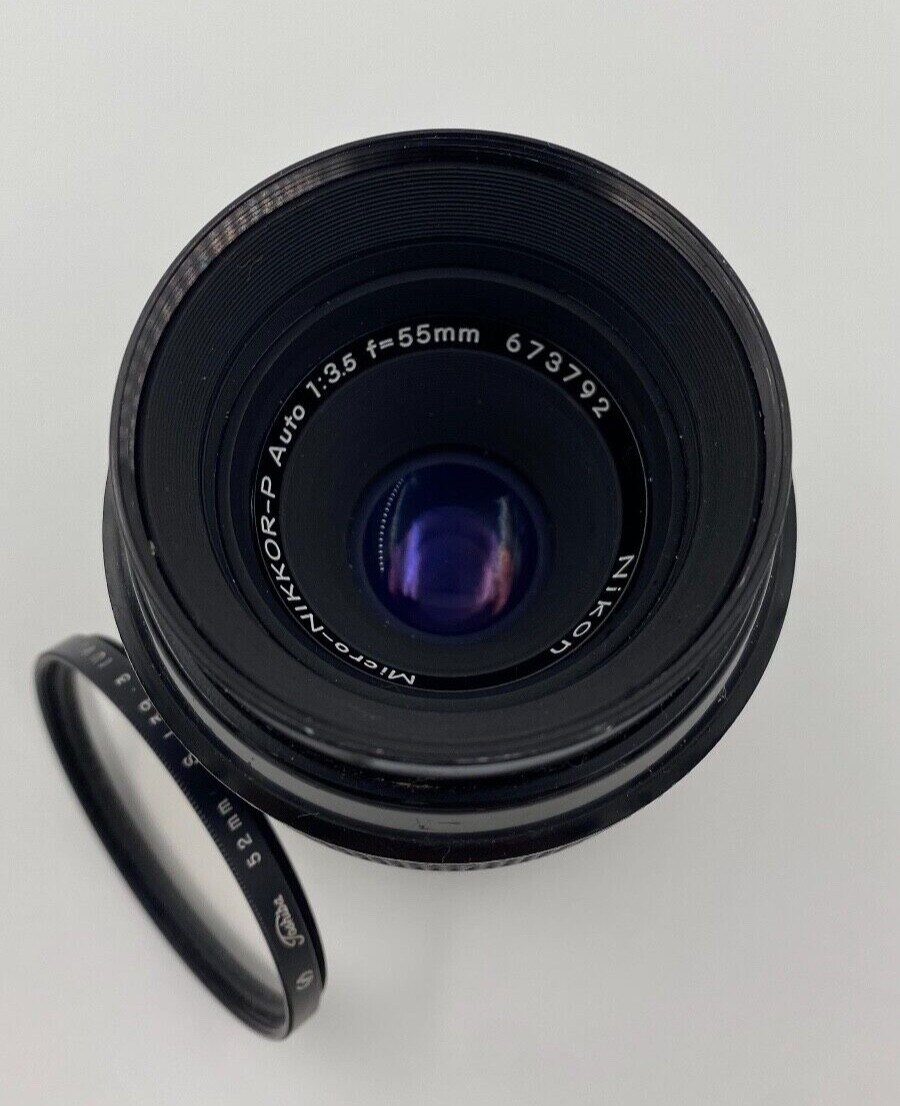 Nikon Nikkor-P Micro Focusing Auto 3.5 55mm W/Toshiba 52mm U/V