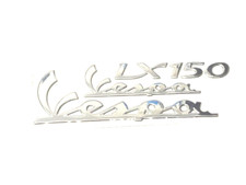 TARGHETTA VESPA LX 150 2005-2011 KIT 3 TARGHETTE RESINATE  _