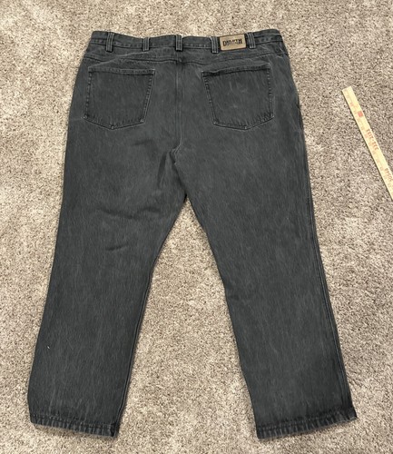 Duluth Trading Jeans Mens 46x32 Gray Mid Rise Relaxed Fit Casual - Picture 6 of 7