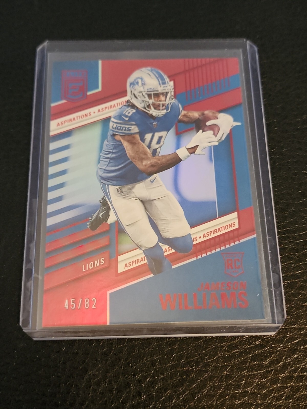2022 Panini Donruss Elite Jameson Williams Aspirations Rookie 45/82 RC #121